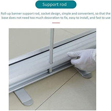 Topniu. (Usando in affari) Roll up Banner Transparent Roll Up Banner |Parete protettiva Spit Protection Schermo divisore per la tosse Protezione Sneumato Schermo Guardia Screen Banner Stand (Color: 12
