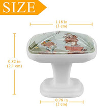 Cervo di primavera 4 PCS Pomelli per Porta, Pomolo per Mobile, Pomelli per Mobili con Viti, Maniglia per Armadietto, Pomelli per Porta, Pomelli per Cassetti per Porta, Armadio, Cassetto e Credenza