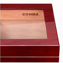 YXZLY Humidor per sigari da Tavolo, con igrometro e Scatola di Legno per umidificatore, Contiene 50 sigari, Regalo Perfetto per Famiglie o Amici in Festival, Feste, Capodanno