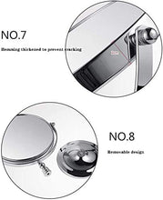 Specchio 6"Grande Trucco ingranditore bifacciale con Stand, 3 x ingrandimento vanità Posteriore