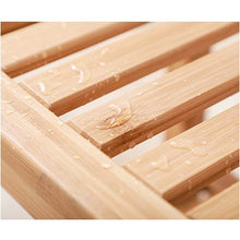 bambù Impermeabile Panchina, Doccia Sgabello, Conservazione Organizzatore Ecologia Antiscivolo Deadweight 250kg con Ripiani per Interni Bagno, All'aperto LSXIAO (Size : 59.5x30.5x44cm)