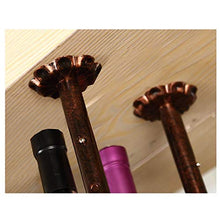 YWYW Portabottiglie in Legno massello Stile Americano Porta Calice Creativo per Bar KTV Home Porta Bicchiere da Vino Rosso sospeso (Dimensioni: 60 * 20 cm)