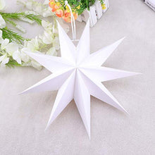 ARTFFEL Vola 2 Pezzi 3D Stella di Carta Lanterna Paralume for la Festa Nuziale di Natale Home Decor .Compleanno