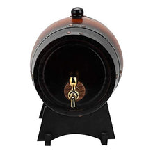 Omabeta Botte di Vino Vintage Squisito Contenitore per Vino da 3 Litri per Whisky per caffetteria