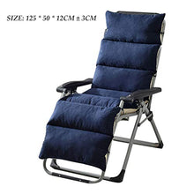 Stecto Cuscini per Sdraio, Cerniera Spessa 12 cm Antiscivolo Morbidi Cuscini per sedie Lunghi, Cuscino da Sedia Relax per Giardino reclinabile