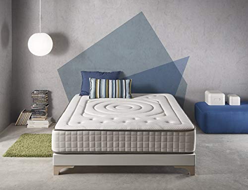 SIMPUR RELAX: Materasso IMPERIAL CASHMEREMemory Foam|alto 25 cm | Con 11 zone differenziate e Rivestimento Cashmere®|Grado Rigiditá H2-H3|Antiacaro - Anallergico-Antistatico|Grande Confort(160x190)