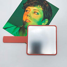 Specchio per vanità Portatile Portabicchiatori Portatile Specchio da Camera da Letto ad Alta Definizione Specchio Vanity Portable e più Adatto per Regali da Donna (Rosa)