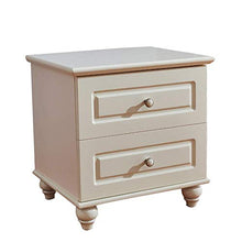 Elegante Semplicità Tavolino Camera da Letto Semplice Contenitore Bianco Comodino Piatto 60 cm Comodino Doppio Cassetto Armadio Comodino. per Camera da Letto, DTTX001