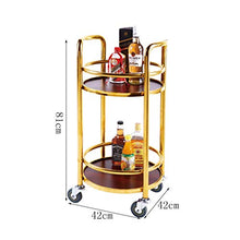 MEI XU Carrelli di Stoccaggio Rack Merci - Carrello portautensili Mobile Carrello Doppio Vino Carrello Acqua tè Carrello Snack Auto Hotel Ristorante Consegna Auto Carrelli di Utilità