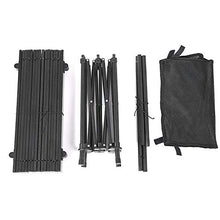 FGDSA Tavolo Pieghevole - Tavolo da Viaggio con Cesto portaoggetti Stile Amaca e Borsa per Il Trasporto - Tavolo Pieghevole (Barbecue)