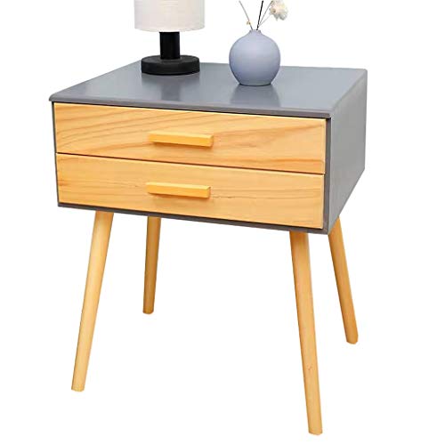 Comodini Decorazione Corridoio Domestica di Legno Solido Commercio all'Ingrosso Doppio pompaggio Camera Mini Storage Box Camera Storage Box Studio MUMUJIN (Color : A, Size : 50X40X60cm)