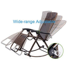 AI LI WEI SHUAIIJUAN Sedia per Il Tempo Libero Domestico Outdoor sedie a Dondolo da Giardino Sdraio Patio Tempo Libero Lounge Recliners Lettino Relaxer Reclining Beach Camping Spiaggia s Max.200kg