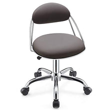 TopJiä Sgabelli da Bar con Ruote A 360 Gradi Girevole,Moderni PU Pelle Sgabello da Bar con Schienale,Regolabile da Bar Seggiola da Bar Cromo Base,Girevole Sedia Domestico Portante di Carico 150kg