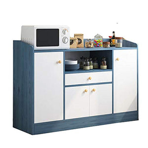 SuDeLLong Camera da Letto Cassettiera Soggiorno Storage Unit Credenza Governo Bagagli unità Corridoio Camera (Color : Blue, Size : 110x30x80cm)