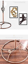 SELEZIONE Portabicchieri per vino rosso in ferro da stiro con coperchio portabicchieri con supporto per tazza da cucina e vino (bronzo scuro)