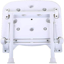 Sgabello da Bagno Pieghevole a Parete Doccia Sedile Sgabello in Lega di Alluminio da Bagno Pieghevole Sedia Alta portante Pieghevole Bagno Sgabello Max.300kg (Dimensioni: 45cm)