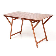 Sedam Srl Tavolo in Legno Pieghevole, 70x140, Richiudibile, Disponibile in Vari Colori, Casa Giardino Campeggio PIC-Nic, 100% Made in Italy (Noce)