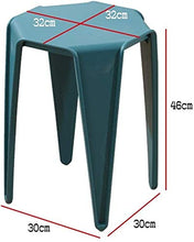 KANULAN Sgabelli Bar Camera Semplice plastica Sgabello casa Ispessimento Sedia for Bambini PP Pranzo Sgabello Sgabello for Adulti Bagno Sgabello (Color : Blue)