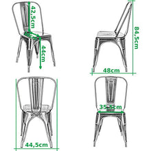Totò Piccinni Sedia Industry in Metallo Design Industriale (Bianco, Sedia)