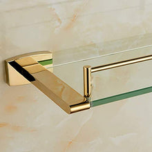Zixin Scaffalatura a Parete in Rack da Bagno in Vetro Singolo ripiano in Vetro