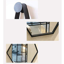 AJH Specchi da Bagno, Specchio per Il Trucco da toeletta Specchio da Parete in Ferro battuto Specchio da Bagno Rotondo Specchio da toeletta Specchio Decorativo per Hotel