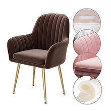 LKLXJ Sedie per Il Tempo Libero-Sedia da Soggiorno-sgabelli da Bar Velluto-Divano Poltrona Camera da Letto,Sgabelli Metallo,Imbottito, Regolabile in Altezza, Modern Retro Sgabello Imbottito Rosa