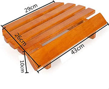 TUHFG Sgabello per Doccia Sgabello da Doccia Sedia da Doccia Sgabello Doccia Sgabello a Pedale Multifunzione Sedia da Bagno in Legno massello Materiale per Doccia Sedia Doccia Doccia