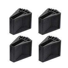 Yardwe 4Pcs Antiscivolo Piedini in Gomma di Ricambio Scala Scala a Pioli Piedi Tappetino Piede per Scaletta Scaletta di Estensione Ricambi Accessori di Ricambio Nero