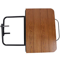 GOTOTO Tavolino da Balcone Pieghevole, Tavolo Sospeso, Tavolo da Appendere a Sospensione Giardino Esterno, in MDF + Ferro, 60 * 40 * 39cm