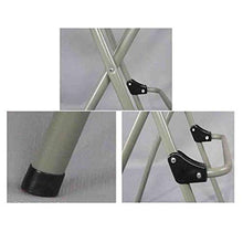 LXESWM Sgabello da Bar Pieghevole Seggiolone Colazione Kitchen Bar Feci della Sede della Cucina Sgabelli, Robusto Telaio in Acciaio E Polietilene di Superficie, Confezione da 2 (Colore : Black)