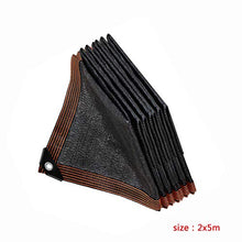 PENGDDP Tessuto Ombra Telo Coprente Telo ombreggiante Rete ombreggiante Rete Tessuta Ombreggiante Rete ombreggiante per Serra (2x5m)-Nero 2x5m
