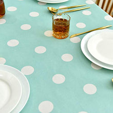 WSJIABIN Tovaglia Decorativa per la casa Tovaglia nordica Semplice Moderna in Tessuto di Cotone Lino Verde Piccoli Punti freschi tovaglia da tè Impermeabile