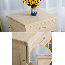 Comodino Armadietto Combinazione Semplice e Moderna Camera da Letto Combinazione Armadietto in Legno massello Armadietto Cassettiera FANJIANI