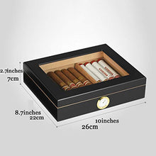 Accessori e umidificatori per sigari Scatola per Sigari Portatile Scatola per Sigari Idratante Scatola per Sigari Semplice da Viaggio All'aperto Humidor per Sigari Visivo Set Regalo per Sigari