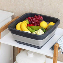 Folding Lavabo Retrattile Domestica Lavare Schiuma Piede Portatile ispessite Cucina Lavatrice Bacino di Corsa Esterna Pieghevole Basin, Grigio