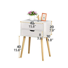 Comodini Comodino Semplice Moderna Bedstand 2 cassetti Piccolo Comodino Mini Camera Bagagli for tè e caffè Tavolo Comodino Creativo Comodini Letto (Color : Brown)