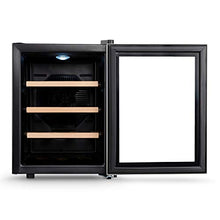 CREATE IKOHS WINECOOLER WOOD M - Cantinetta da 12 bottiglie, 33 l, 70 W, luce LED, display digitale, 3 ripiani, doppio isolamento, zone con temperatura da 11 a 18 gradi, ripiani in legno