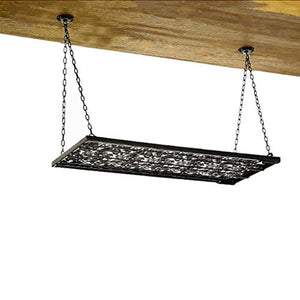 MoDi Home Bar Wine Rack attaccatura del Supporto di Vetro Bancone Vino Capovolto Wine Glass Rack Calice Gancio Vino Rack cremagliera Champagne Vetro, Vetro Rack (Color : Black, Size : 80 * 31cm)