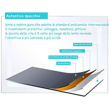 COSTWAY Specchio da Bagno con Illuminazione a LED a Parete con Interruttore Tattile Intelligente, Dimensioni:70 x 50 x 5,5 cm