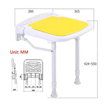 B-fengliu Cambio banco di Scarpe sedie Sgabello Pieghevole Doccia Seduto Sgabello Piccolo Sgabello a Parete Sedia a Muro Bagno Antiscivolo Vecchio Sedia Bath