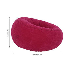 HERCHR Divano Gonfiabile, sedie gonfiabili per Chaise Longue da Interni ed Esterni(Rose Red)