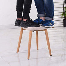 Sgabello Resistente per Soggiorno Stile moderno Sgabello quadrato semplice for camera da letto Soggiorno Sgabello in tessuto Art Makeup Sgabello Piccolo sgabello for bambini Decorazione Vanity Sgabell
