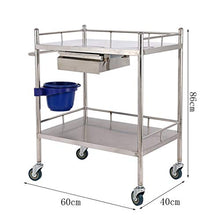 Carrello Medico con Cassetti, Carrello Medico in Acciaio Tainless, Assemblare Il Carrello Chirurgico, Veicoli per Il Cambio dello Strumento del Veicolo di Salvataggio