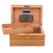 Cigar Box umidificazione Cigar Box Cigar Box Cigar Cabinet High-End Insieme di Fumo di Sigaro Importato Cigar Box Cigar Box Magnete sulla Parte Posteriore in Metallo Cerniera