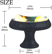Anatre di gomma Pomelli per Porta Set di 4 Pomelli per Mobili Manopole per Cassetti Cucina Armadio Vetro
