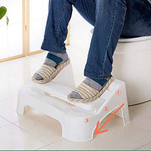 LZL Sgabello WC Antiscivolo squatty Potty Regolabile Antiscivolo Bagno Sgabello Toilette adeguato Postura WC Poste poggiapiedi Buono per la Salute Vasino Tozzo