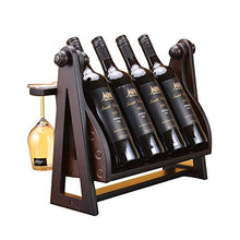 LHQ-HQ Wine Rack cremagliera del Vino in Legno Arredamento e la Decorazione cremagliera Wine Bar Rack di stoccaggio Vino Rack caffè in Legno massello