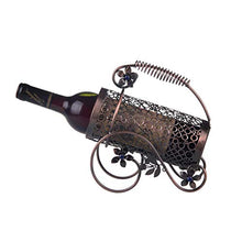 LHQ-HQ Bottiglia di Vino Wine Rack Rack Retro Ferro Battuto Wine Rack Moda Creativa Wine Rack Hollow Triciclo Bottiglia di Vino Rack Decoration