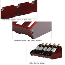 Bao Xing Bei Firm Creativo cremagliera del Vino Europeo espositore in Legno massello Soggiorno refrigeratore Vino Rosso (Size : 77cm/30.3inch)