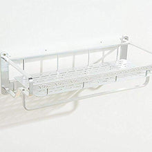 L-YINGZON Asciugamano Rack, A parete rail Bagno cremagliera Bagno cremagliera Rack appendiabiti Bagno ciondolo hardware cremagliera igienica rack di stoccaggio in alluminio spazio rack bagno cremaglie